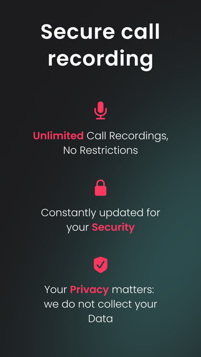 Call Recorder: Voice Memos App Screenshot