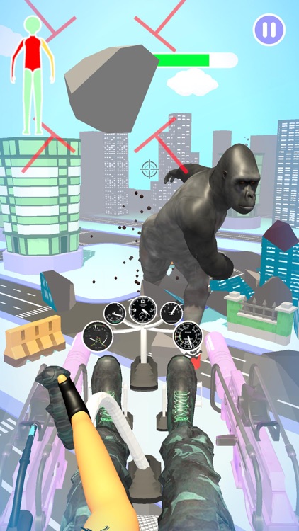 Helicopter Hit: Giant Attack!