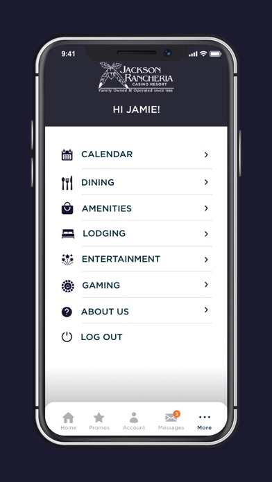 Jackson Rancheria Casino Screenshot