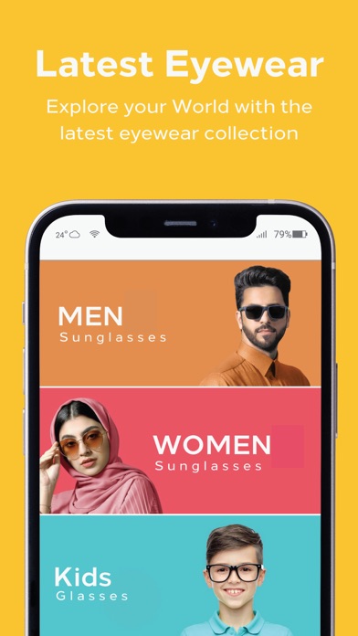 Optixshop Eyewear Shopping App Screenshot