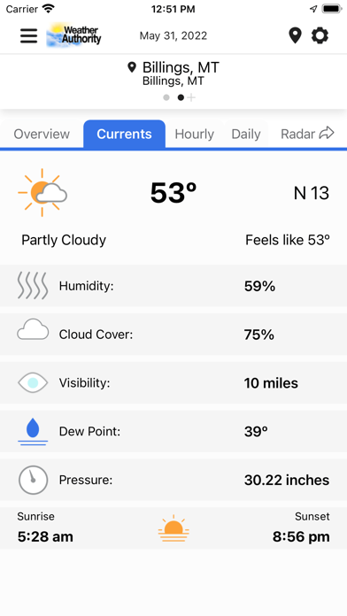 Screenshot #3 pour Montana Weather Authority