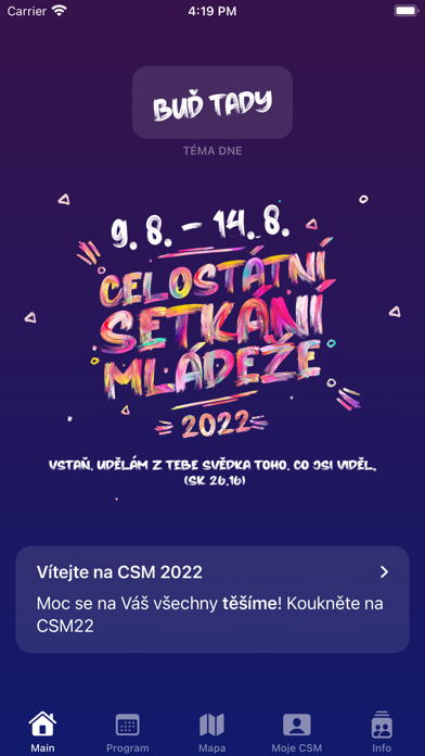 CSM 2022 Screenshot