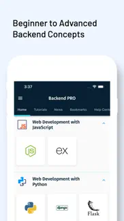 learn backend web development iphone screenshot 1