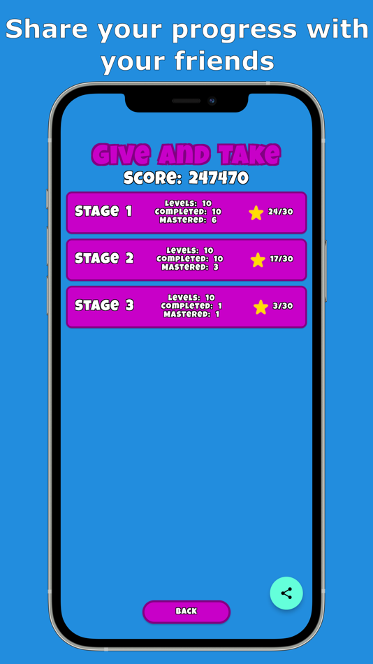 #4. Give and Take Game (iOS) 由: Blue Rimba LLC