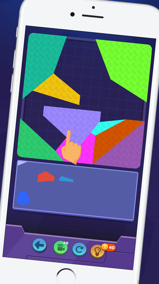 #3. Tangram Polygon Puzzle (iOS) By: Cong Pham