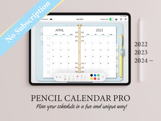 Screenshot #4 pour Pencil Calendar & Planner Pro