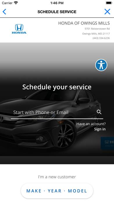 Honda of Owings Mills Screenshot