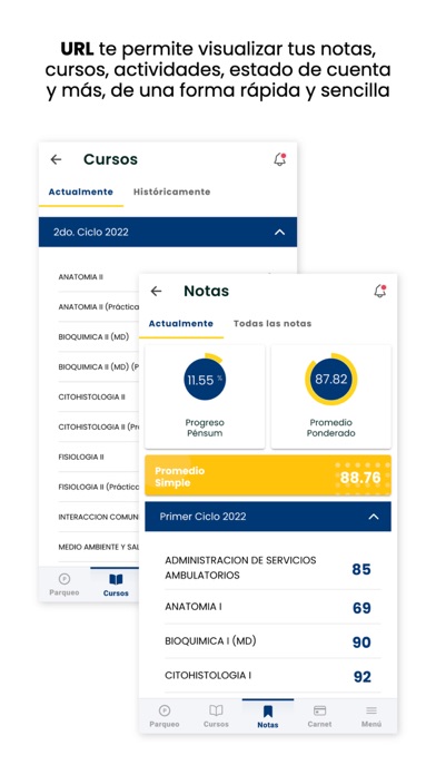 Universidad Rafael Landívar Screenshot