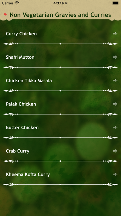 Indian Recipes Biryani Pulav Screenshot