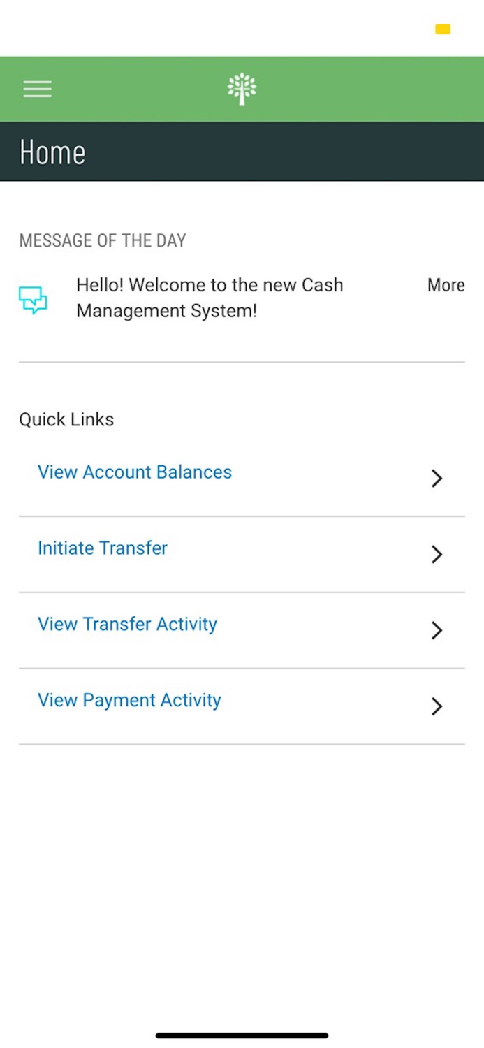 MyCCCU Premier Cash Management