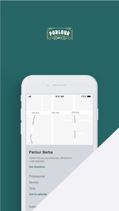 Parlour Barba Screenshot