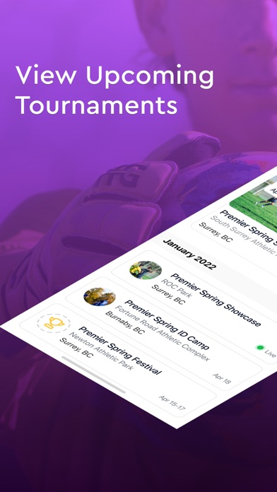 Premier Events Screenshot