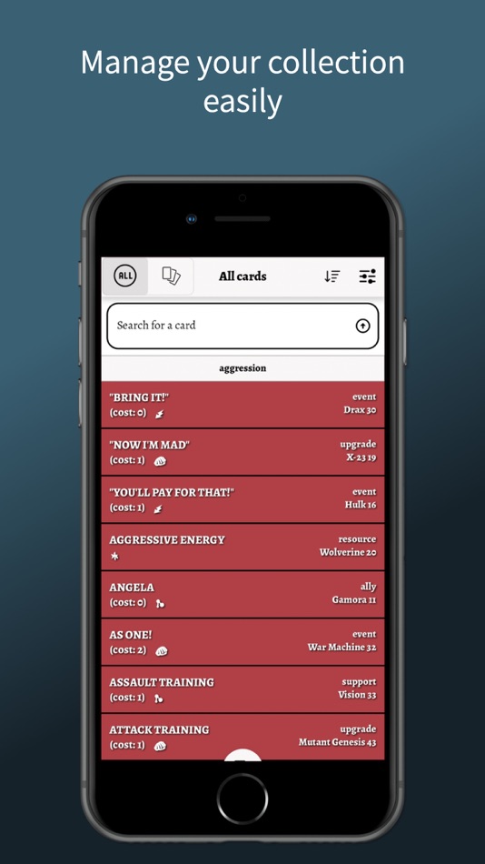 #1. Hero Cards (iOS) 由: Bartosz Koluch
