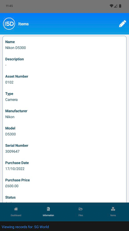 #2. SGW 5D Asset (iOS) 由: SG World Ltd