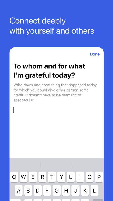 Optimism — a gratitude journal Screenshot