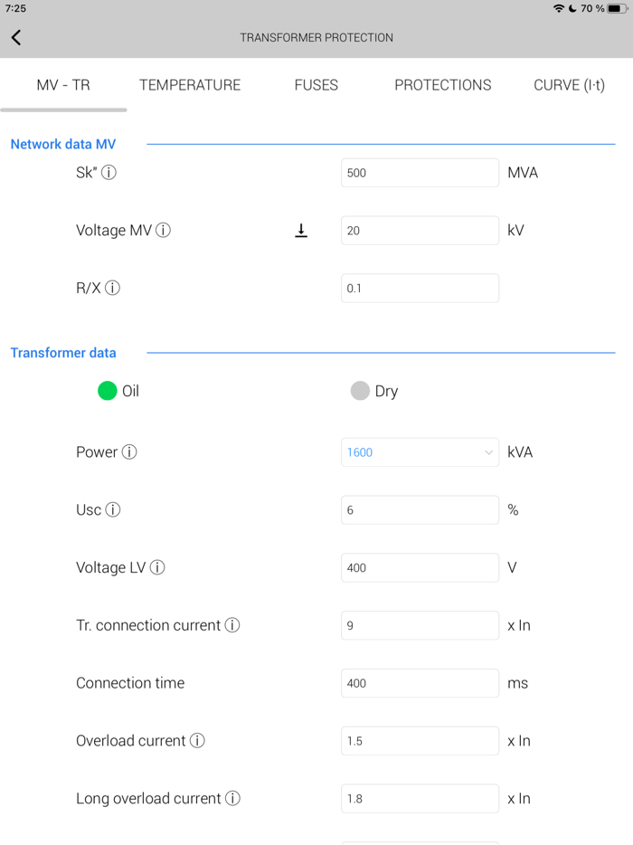 Medium Voltage Calculations