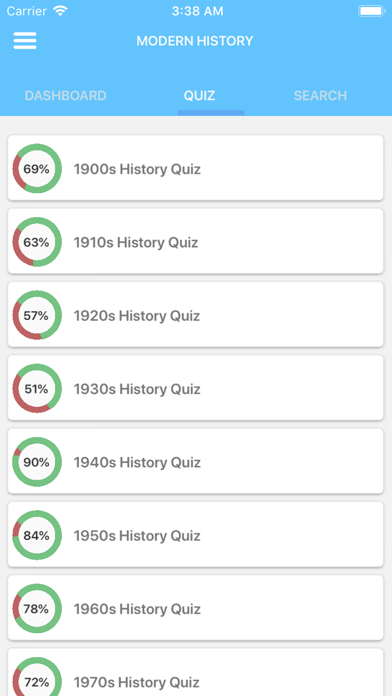 Modern History Trivia Screenshot