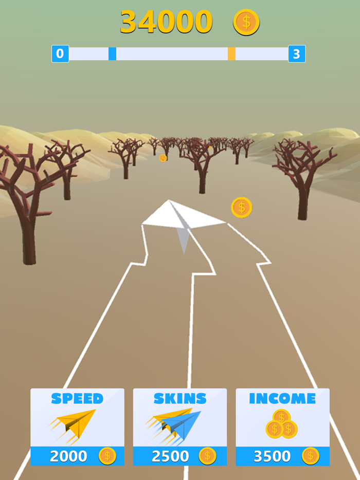 Fly Paper Plane Game