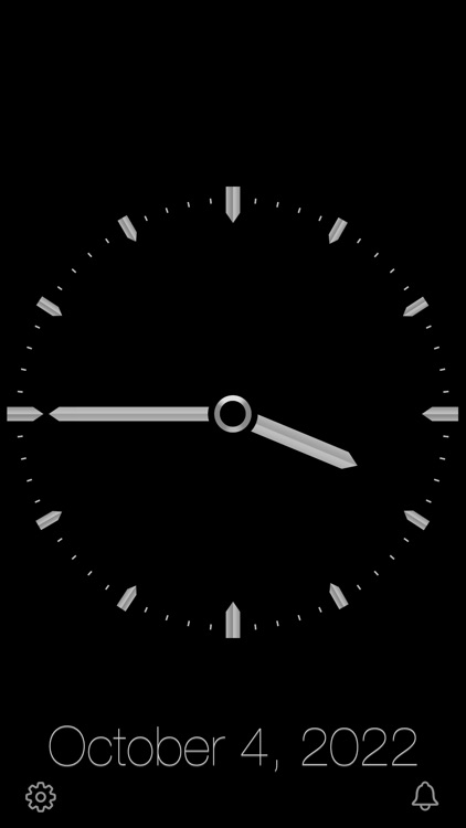 Titanium Luxury Clock