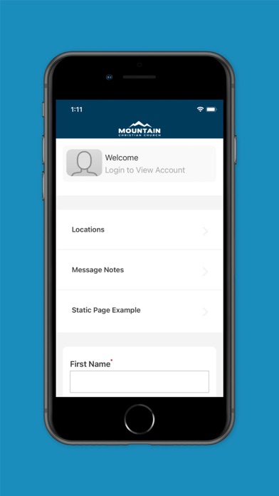 Mountain Christian Church Screenshot
