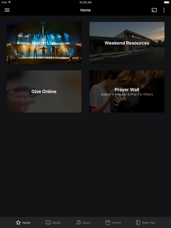 Providence Church Raleigh iPad screenshot 1 - Lifestyle app