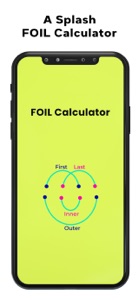 FOIL Binomials Calculator screenshot #1 for iPhone