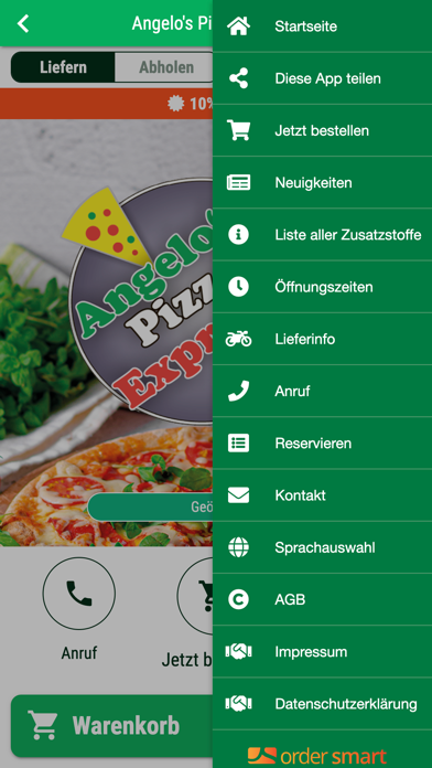 Angelo's Pizza Express Rheda Screenshot