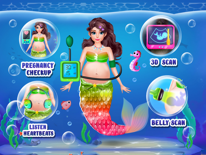 Mermaid Mom  Baby Care Games