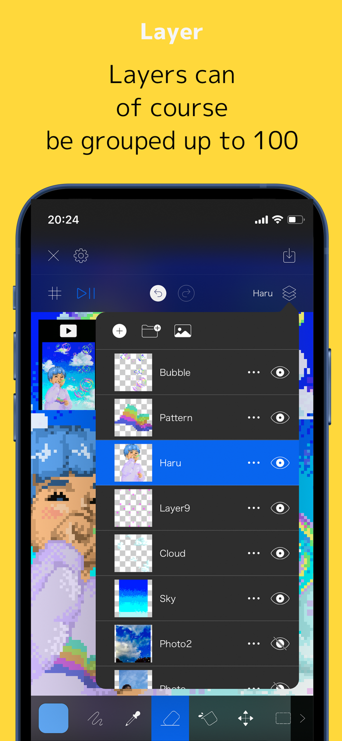 PotiPoti - Pixel art editor