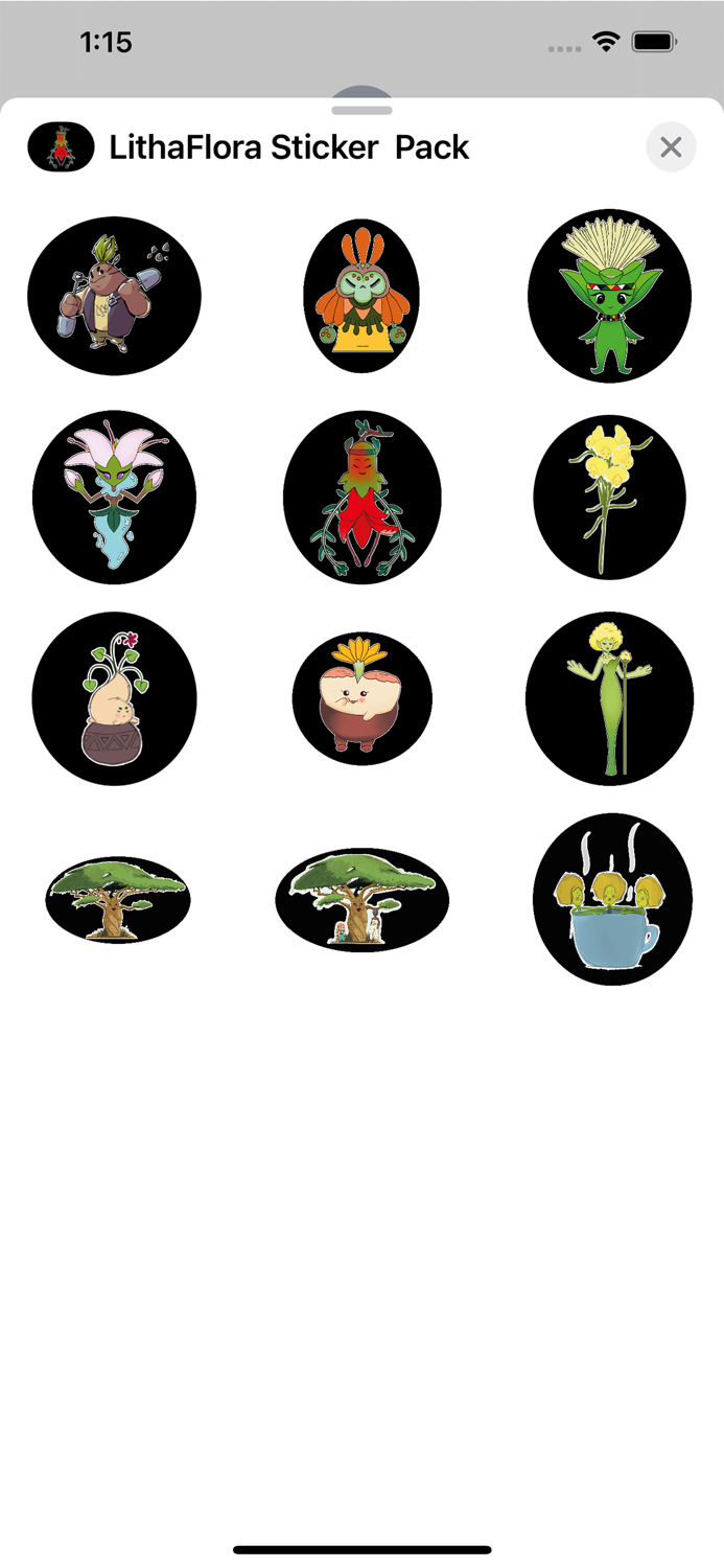Fynbos Biome Sticker Packs