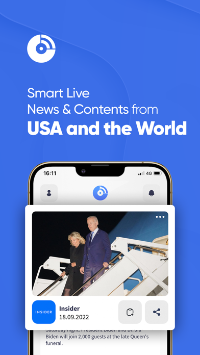 Contenting Smart Live News USA Screenshot