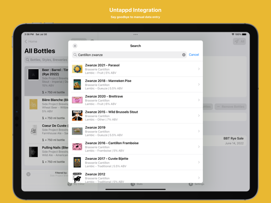 Screenshot #5 pour My Beer Cellar
