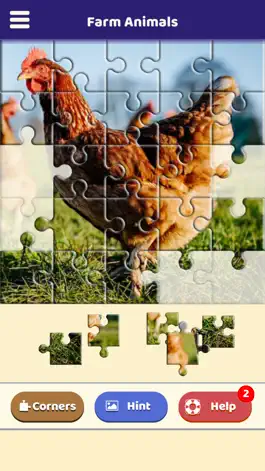 Game screenshot Farm Animals Jigsaw Puzzle hack