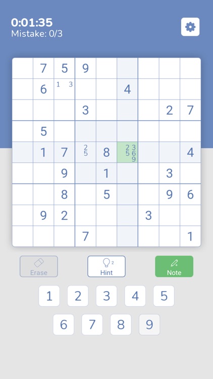 Sudoku Puzzle: IQ Number Games