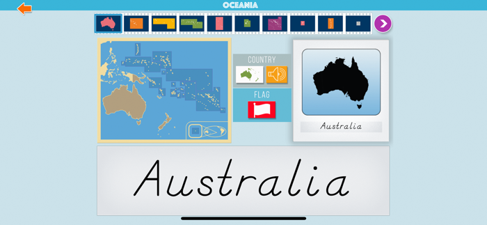 Oceania - Montessori Geography