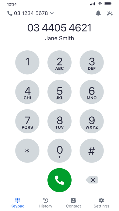 MiiTel Phone Mobile Screenshot