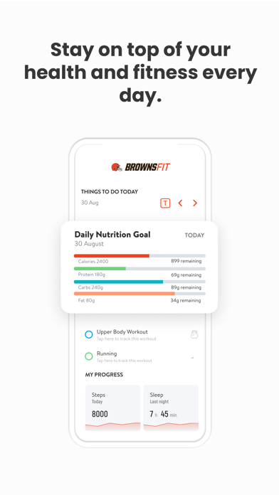 Browns Fit+ Screenshot