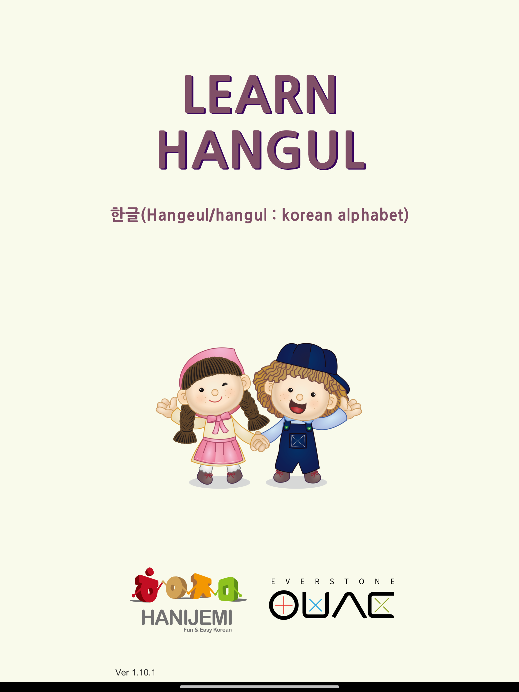 LEARN HANGUL(Korean alphabet)