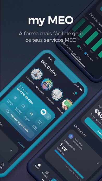 my MEO - Área de Cliente Screenshot