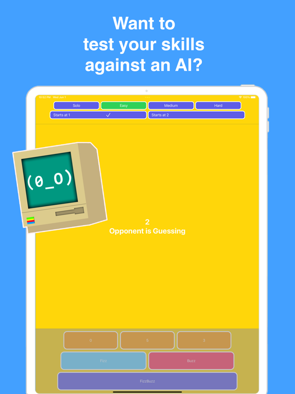 FizzBuzz Battle iPad screenshot 2 - Games app