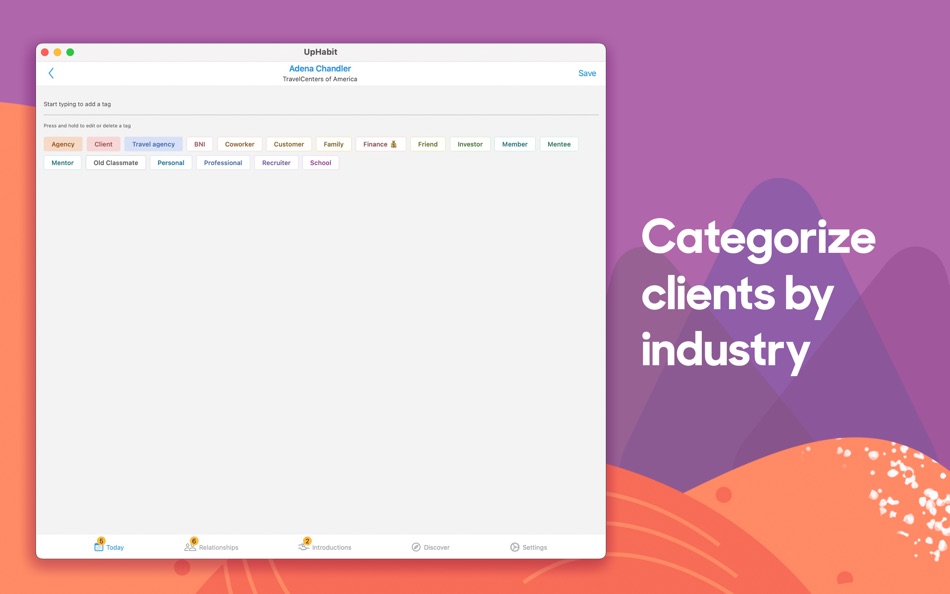 #3. UpHabit: Personal CRMs (macOS) 由: UpHabit