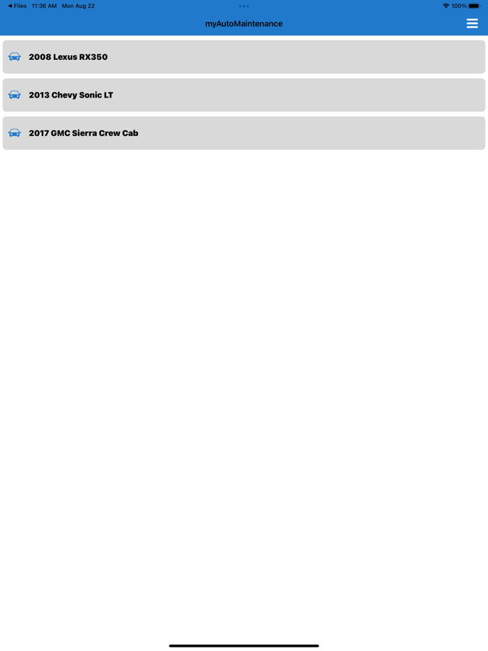myAutoMaintenance