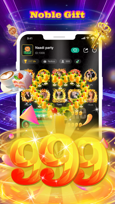 Naadi - Group Voice Chat Rooms Screenshot