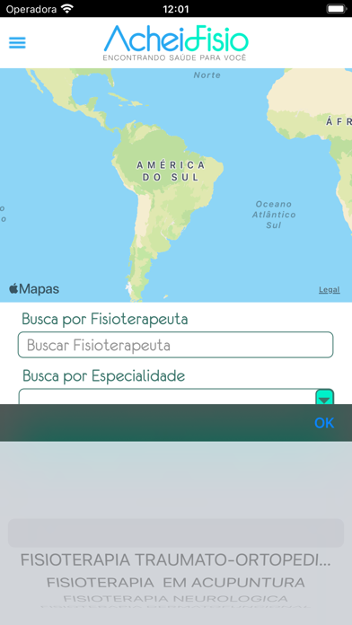 AcheiFisio - Pacientes Screenshot