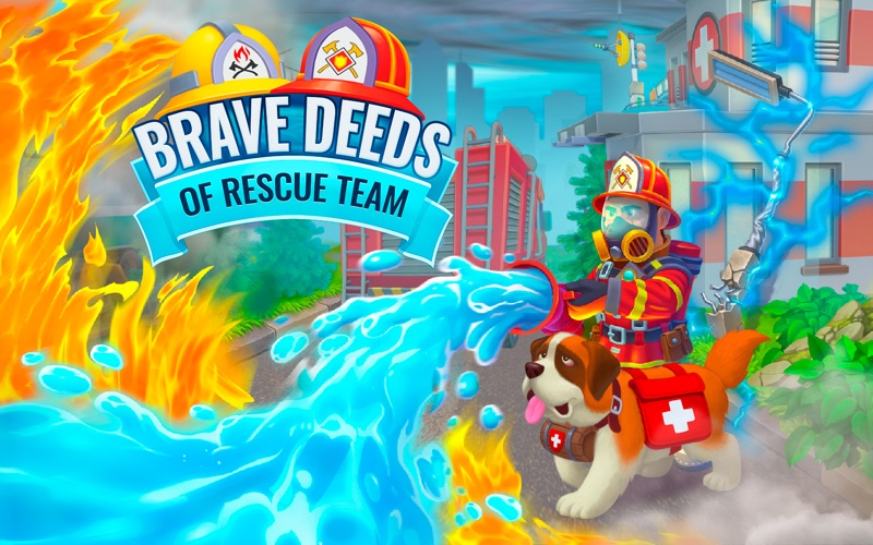 Brave Deeds of Rescue Team iPhone screenshot 1 - Games app