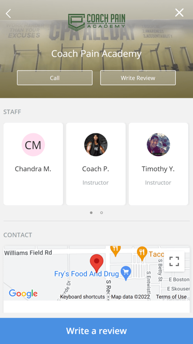 Coach Pain Academy Screenshot
