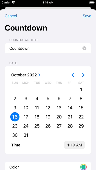 Countdown - Event Reminder