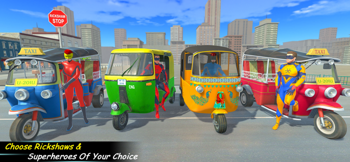 Tuk Tuk Rickshaw Driving Game