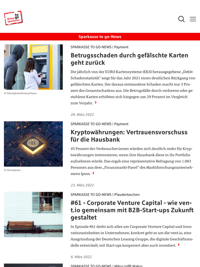 Meine Sparkasse to go