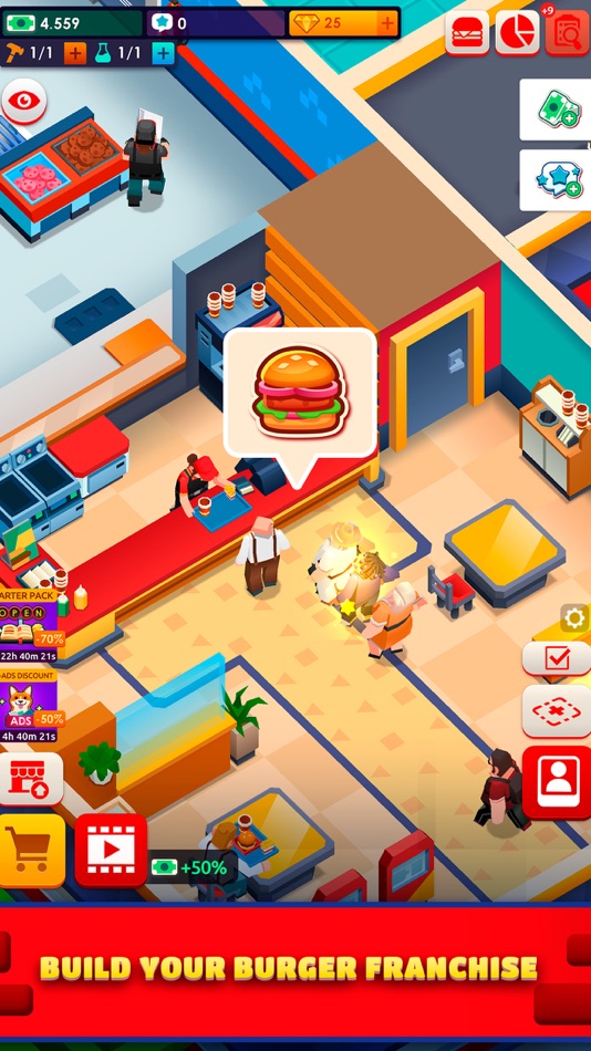 #1. Idle Burger Empire Tycoon—Game (iOS) 由: Codigames
